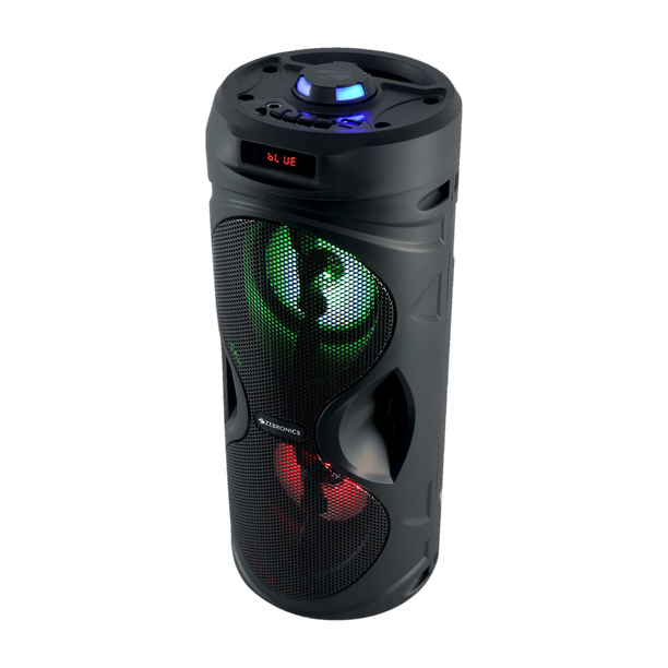 ZEBRONICS County pro 12, Dual Drivers, TWS, Mic Input, BT v5.4, Carry Handle, LED lights 20 W Bluetooth Speaker