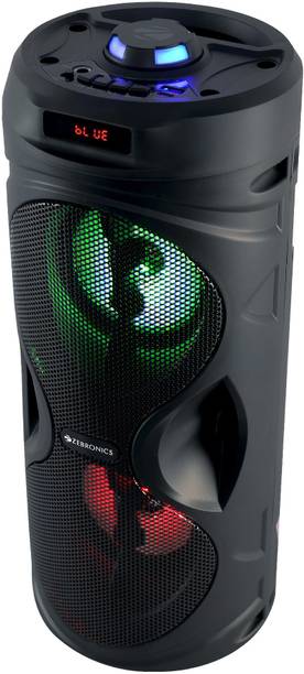 ZEBRONICS County Pro 12 (PSPK 56), BTv5.4, 18h backup, Dual 10.16cm Drivers 20 W Bluetooth Speaker
