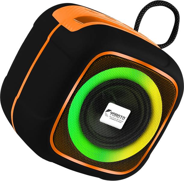 YOROTO Wireless Bluetooth Speaker with Deep Bass, RGB Light & 10W Powerful Sound 10 W Bluetooth Speaker