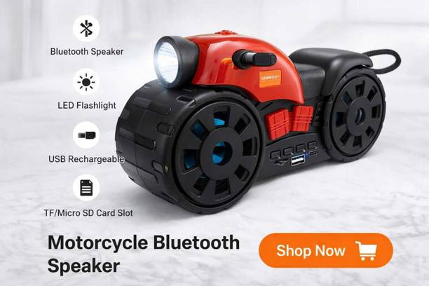 Murliwala harley design speaker 10 W Bluetooth Speaker