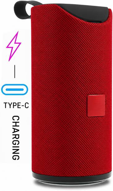 F FERONS T-113 PRO TYPE-C CHARGING WIRELESS PORTABLE MINI DJ RECHARGEABLE PARTY FFRED 9 W Bluetooth Speaker