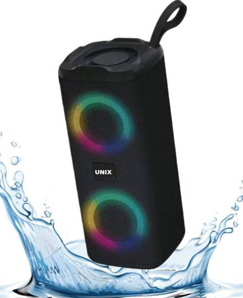 Unix HiFi Stereo Sound, 24H Playtime,Gift for Men and Woman Portable Wireless Speaker 10 W Bluetooth Speaker
