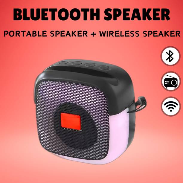 SACRO M424 Bluetooth Speaker, Support USB,Micro SD,FM With Powerful Sound SpeakersC210 5 W Bluetooth Speaker