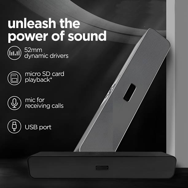 BVEXO High Sound Quality tv Sound Bar with detachable subwoofer SoundBar surround 20 W Bluetooth Speaker