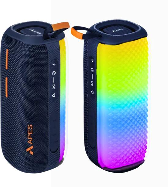 APES Lightwave Bluetooth Speaker, 8Hrs Playtime,TWS Couplet Feature,Dynamic RGB LED's 20 W Bluetooth Speaker