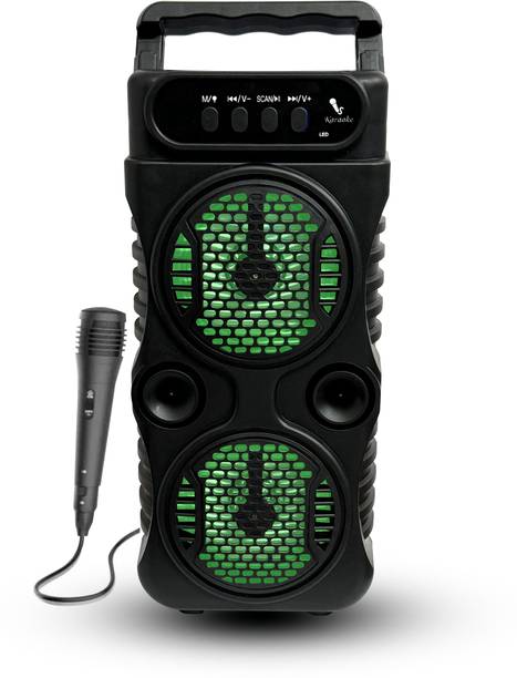 Musify BEST PRODUCT M55VP Wireless 3” Speaker Led Light subwoofer with Carry Handle 10 W Bluetooth Speaker