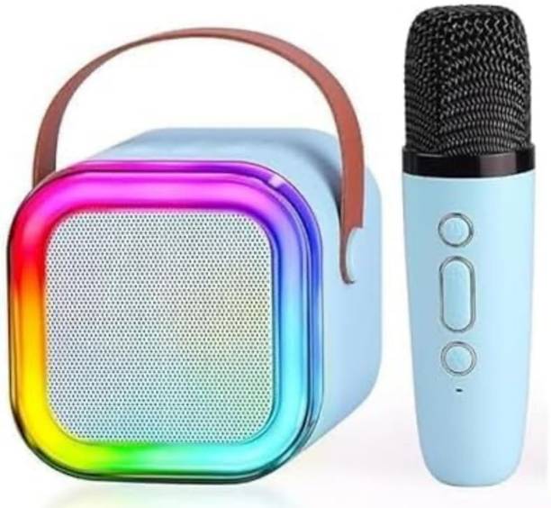 Nilika Enterprises Mini Wireless Bluetooth Karaoke Speaker with Mic RGB Lights Portable Mic Speaker 5 W Bluetooth Speaker