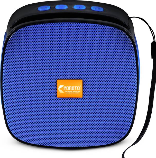 YOROTO High Power Wireless Speaker with Thunder Bass, HD Dynamic Sound, 6H Playtime 12 W Bluetooth Speaker
