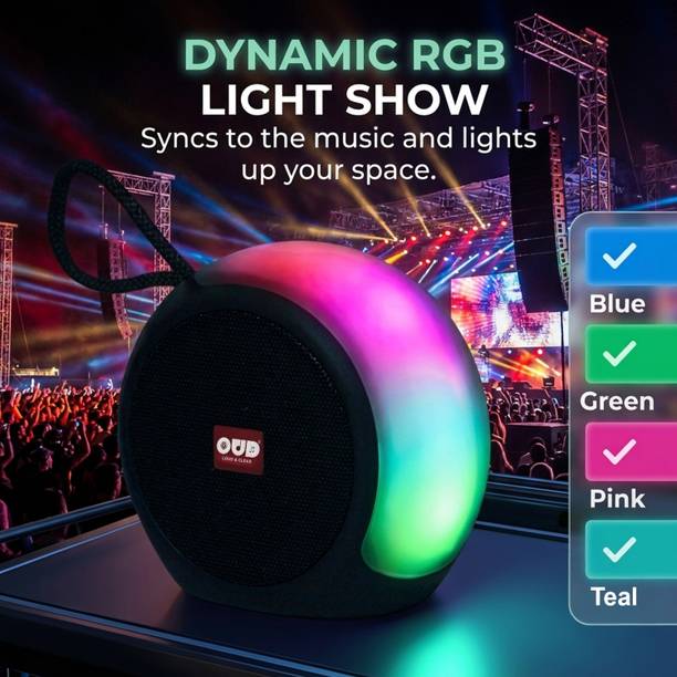OUD BUNTY WIRELESS BLUETOOTH SPEAKER WITH RGB LIGHT 15 W Bluetooth Speaker