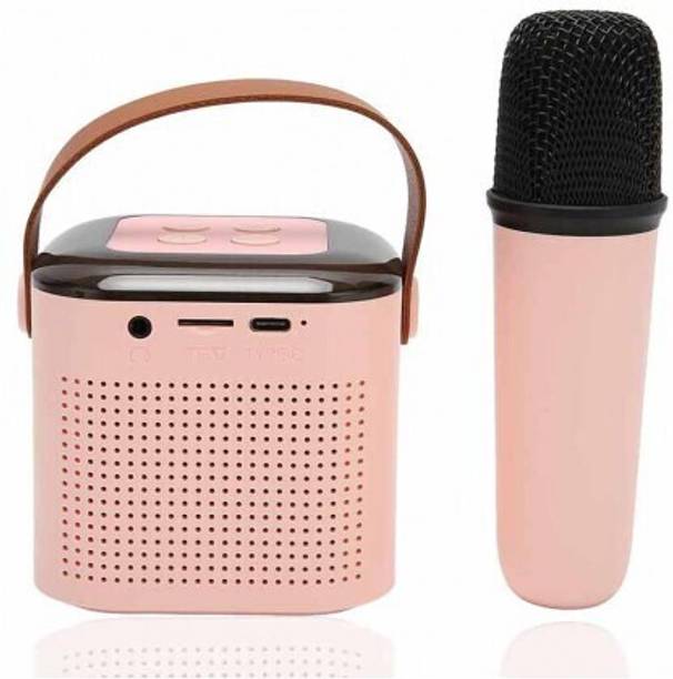 REEPUD CBXVZ-GRS Karaoke bluetooth Speaker Wireless Mic, Dynamic RGB Lights 10 W Bluetooth Speaker