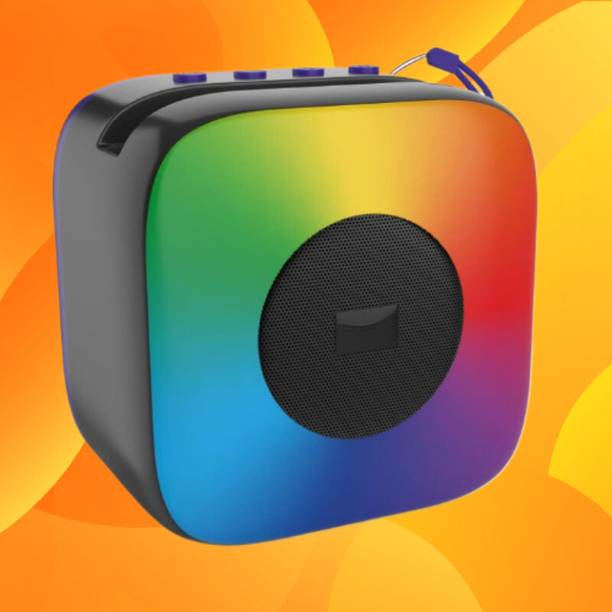 YAROH C75_Sonic Bluetooth Speaker: Hi-fi Stereo with 8H Playback & RGB Lights 5 W Bluetooth Speaker