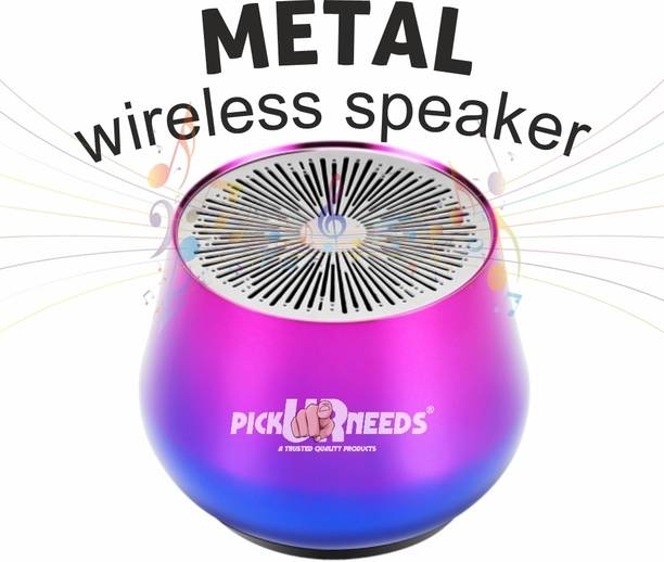 Pick Ur Needs Rechargeable Mini TWS Metal Body Speaker With Calling Function / TF Card Support 8 W Bluetooth Speaker