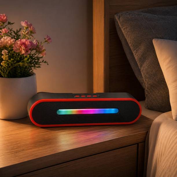 MOBONE M14 VP Wireless Speaker with RGB Lights, Bass Boost & Waterproof for Parties 10 W Bluetooth Speaker