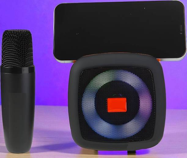 Ziddjeet X22 Karaoke Mic with Speaker – Bluetooth 5.0, Loud Bass, Rechargeable 5 W Bluetooth Speaker