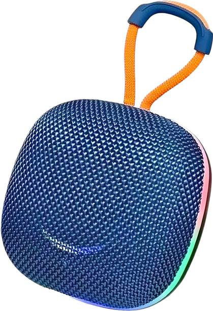 XVEP Mini Portable Outdoor LED Light Speaker TWS 360 Surround Speaker IPX5 Waterproof 5 W Bluetooth Speaker