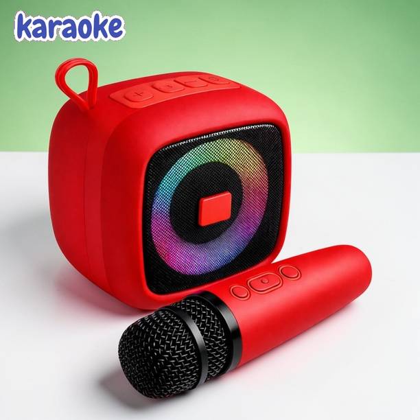 Stybits X413 Bluetooth Karaoke Speaker with Mic RGB Lights Portable Music System 10 W Bluetooth Speaker