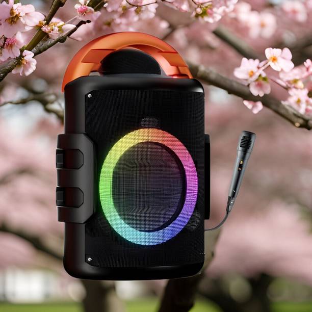 Clairbell 44v_Champ Mini Trolley Speaker: 6hr Playback, 2000mAh Battery, 20W Bluetooth 10 W Bluetooth Speaker