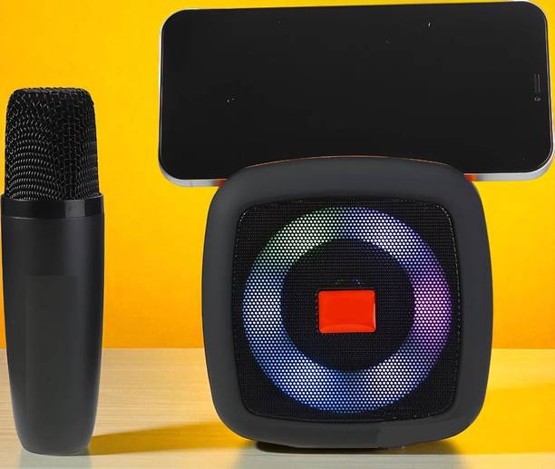 Stybits X58 Mic with Built-in Bluetooth Speaker – Echo Effect, Rechargeable, Lightweight 5 W Bluetooth Speaker