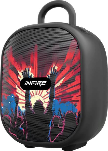 iNFiRe Fusion 12W Portable Bluetooth Speaker | TWS | USB & SD Card | 8 Hrs Playtime 12 W Bluetooth Speaker