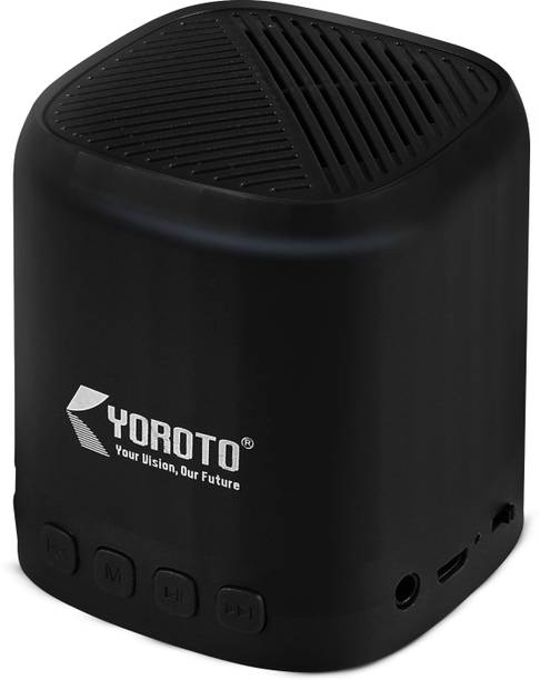 YOROTO High Power Wireless Speaker with Thunder Bass, HD Surround Sound, 6H Playtime 8 W Bluetooth Speaker