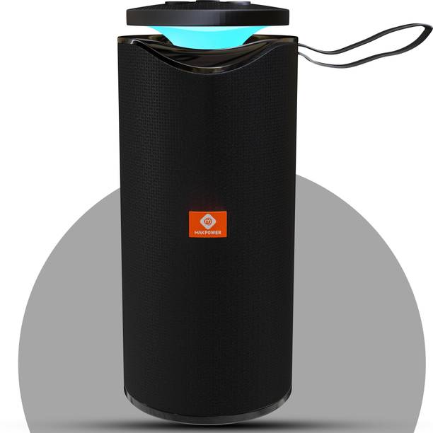 MAK POWER Loud Sound | Premium Bass | Stylish RGB Effects | Wireless 10 W Bluetooth Speaker
