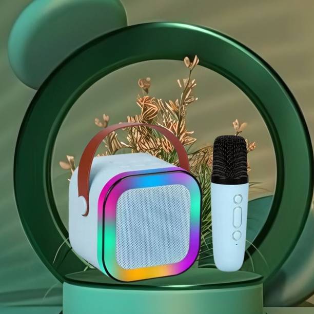 Clairbell K12 Bluetooth Speaker with wireless Karaoke Mic, Voice Effects BT5.1/TF CardV200 10 W Bluetooth Speaker