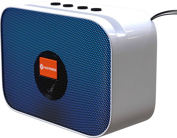 MAK POWER Rocker Series with USB/TF Card/Control Buttons/Built-in Mobile Stand/RGB Lights 10 W Bluetooth Speaker