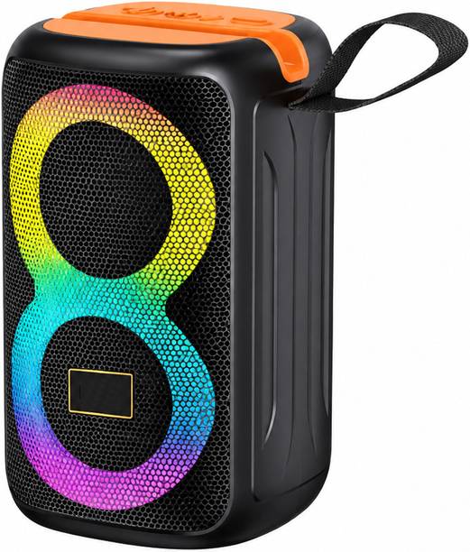 RZW RZ-222 Portable Bluetooth Speaker with Built-in Phone Holder & RGB LED Effects 10 W Bluetooth Speaker
