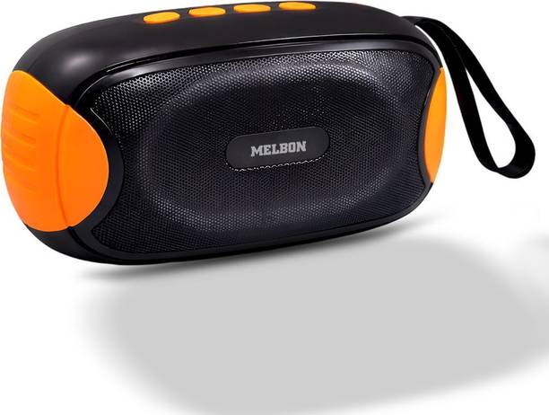 Melbon Bass One Portable Wireless Bluetooth Speaker, RGB Lights, 5W Bass & 8H Playtime 5 W Bluetooth Speaker