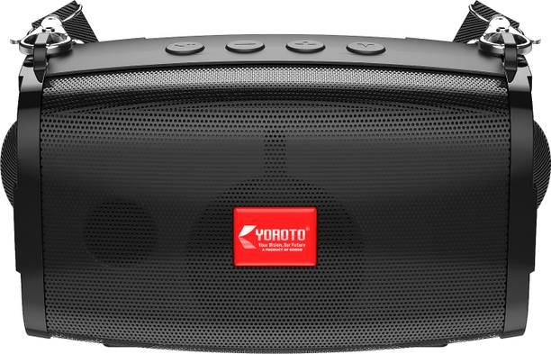 YOROTO Wireless Portable Party Speaker with Clear Sound & Powerful bass 12 W Bluetooth Speaker