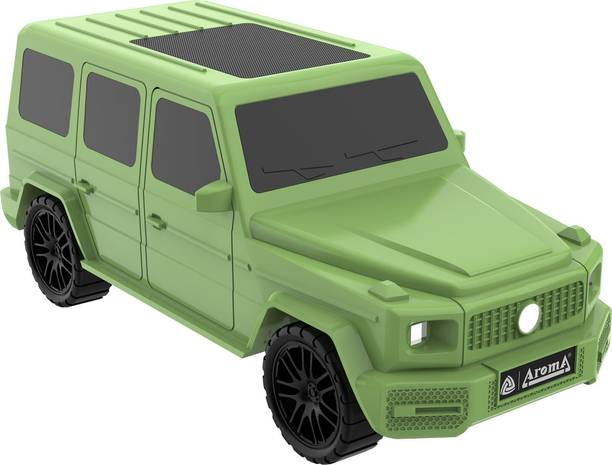 Aroma Jeep - 5W, 4 Hrs Music time* Dynamic Thunder Sound RGB Lights Car Design Speaker 5 W Bluetooth Speaker