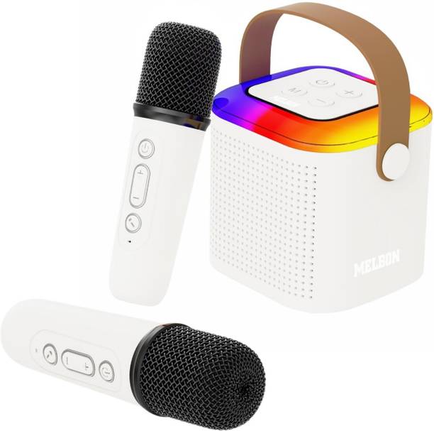 Melbon Mini Wireless Vocal Bluetooth Speaker with Voice Changer Bluetooth v5.3 10 W Bluetooth Speaker