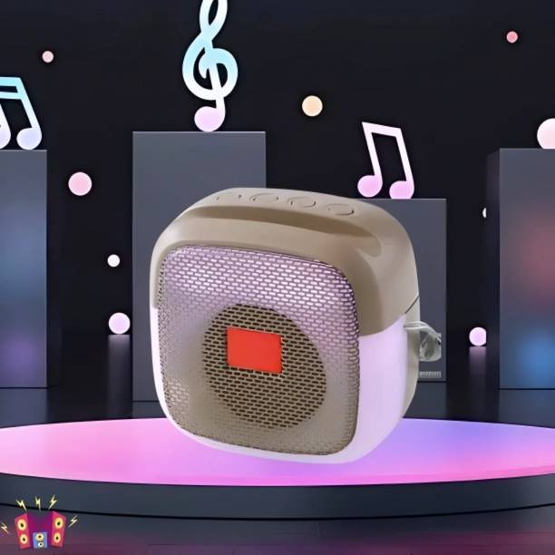 house of common Bluetooth Speaker Cube Massive Sound with LED Spectrum Dance_ZK 5 W Bluetooth Speaker