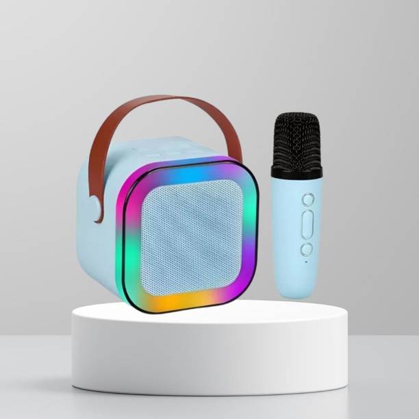 SACRO K12 Bluetooth Speaker with wireless Karaoke Mic, Voice Effects BT5.1/TF CardS209 10 W Bluetooth Speaker