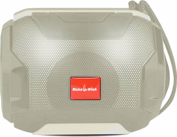 Make Ur Wish Wireless Rechargeable Mega Bass Speaker 20Hrs Playtime Waterproof Splash Proof 5 W Bluetooth Speaker