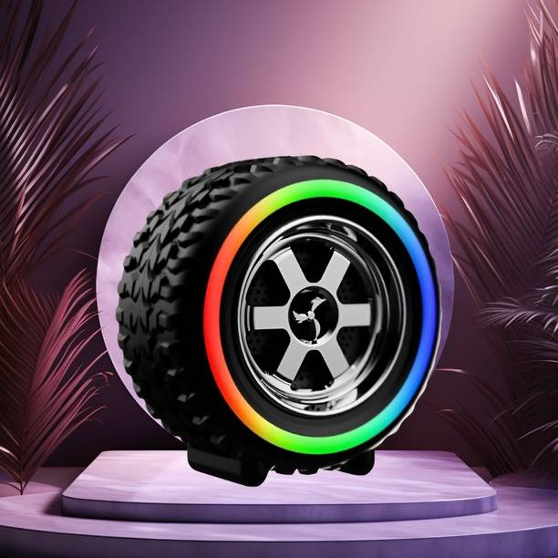 FRONY Bluetooth Speaker Tyre Speakers with 5Hr Battery Life & Mic, Works with iOS A78 10 W Bluetooth Speaker