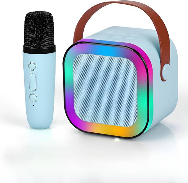 JOKIN K12 Speaker with 5 Voice Changer Modes and Wireless Mic with RGB Lights 5 W Bluetooth Speaker
