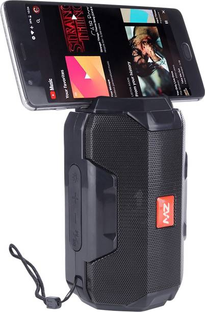 MZ 206 (PORTABLE BLUETOOTH SPEAKER) Dynamic Thunder Sound With High Bass, Mobile Stand, Built-In Torch 10 W Bluetooth Speaker