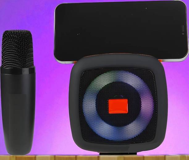 Ziddjeet X21 Wireless Bluetooth Speaker with Karaoke Mic – Portable Party Sound System 5 W Bluetooth Speaker