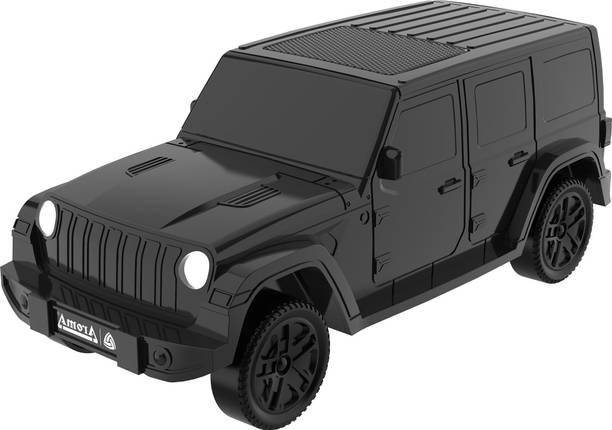 Aroma Thar-10W Upto 6H Music time*,Dynamic Thunder Sound Driver,RGB Lights Car Design 10 W Bluetooth Speaker