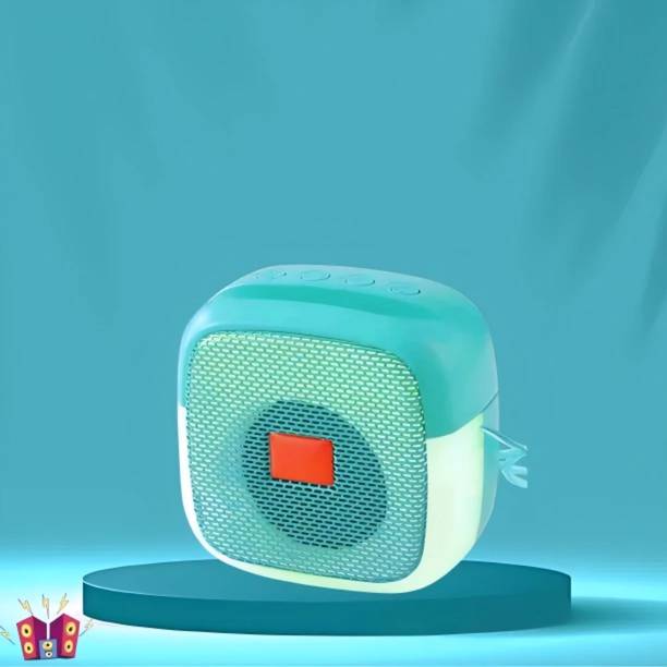 TWS Bluetooth Boom Tower Crystal Beats with Strobe Light Display_QA 5 W Bluetooth Speaker