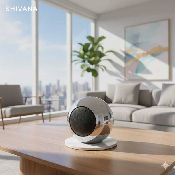 Shivana sliver mini speaker m4-ab33 with Google & Siri Assistant Smart Speaker