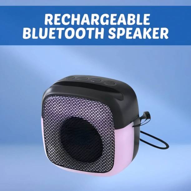 TWS Bluetooth Boom Tower Crystal Beats with Strobe Light Display_GG 5 W Bluetooth Speaker