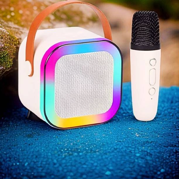 BazaarNest Karaoke Speaker K12: Party POP Wireless Bluetooth Speaker with Mic, RGB 92 9 W Bluetooth Speaker