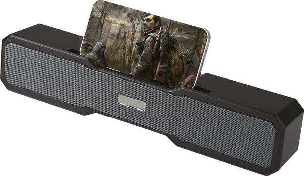 ZWOLLEX Wireless Bluetooth Soundbar with Upto 8Hours Playback Sound, Bass Mode 20 W Bluetooth Speaker