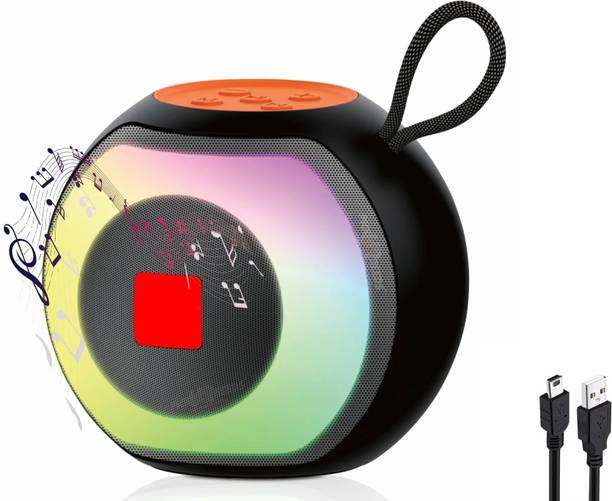 GLARIXA RGB High Quality Wireless Speaker With Heavy Bass S018 5 W Bluetooth Speaker