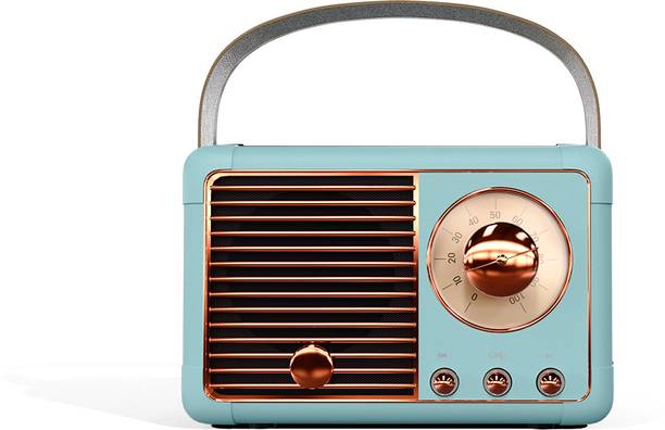 Walta Elite Retro 10W Bluetooth Wireless Speaker 5.3V, IPX4, Upto 6H PlayTime 10 W Bluetooth Speaker