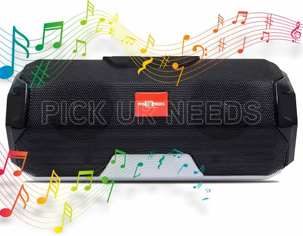 Pick Ur Needs Rechargeable Portable Wireless Super Bass Speaker With RGB Light USB/AUX/TF Card 10 W Bluetooth Speaker