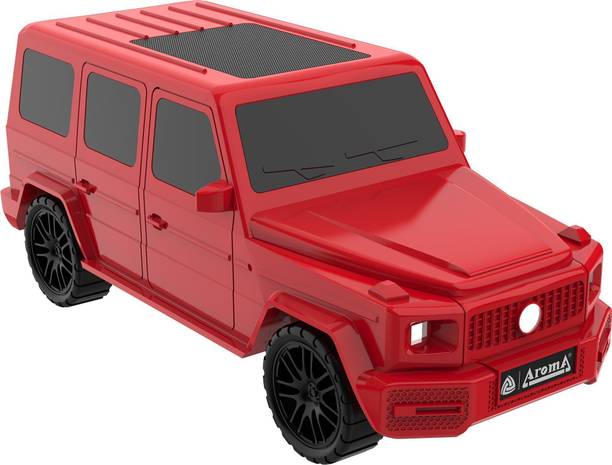 Aroma Jeep - 5W, 4 Hrs Music time* Dynamic Thunder Sound RGB Lights Car Design Speaker 5 W Bluetooth Speaker