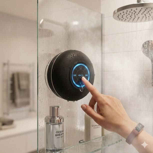 YESMALL Portable Waterproof Bathroom Bluetooth Speaker 3 W Bluetooth Speaker